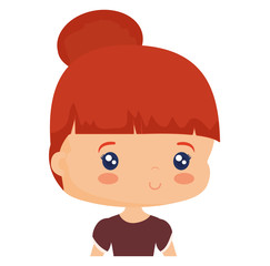 cartoon woman icon