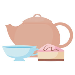 teapot and cups design