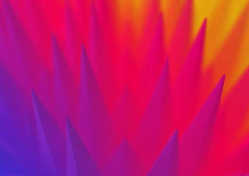 abstract colourful background with pointed shapes