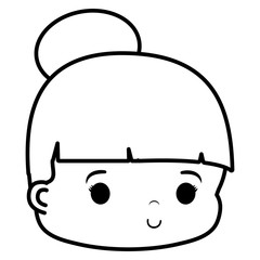 cartoon woman icon