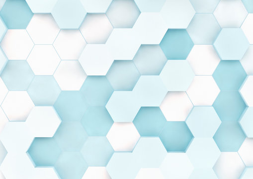 abstract background with hexagons