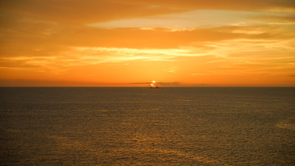 Fototapeta premium sunset at sea