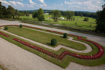 Haras du pin France 10 15 2018. Historic Haras National du Pin in Normandy France