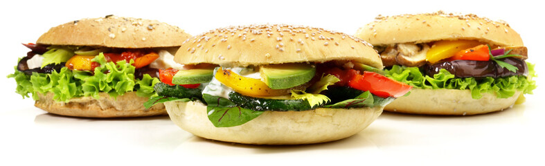 Vegetarische Hamburger - Panorama