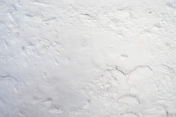 old cracked concrete white wall background, cement texture for design