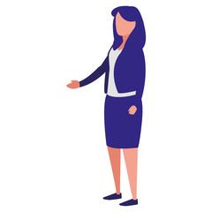 Fototapeta premium Corporate businesswoman design