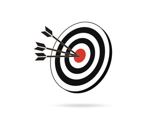 Target icon . Vector illustration