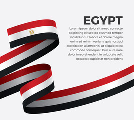Egypt flag for decorative.Vector background