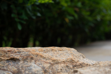 Rock in the ground