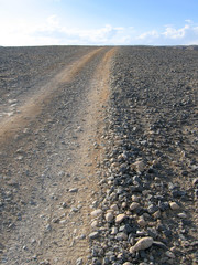 road in desert