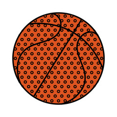 basketball balloon sport icon