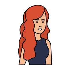 beautiful woman avatar character