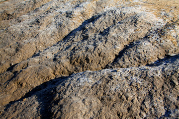 Alkaline soil surface state