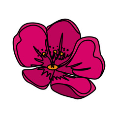 cute flower decorative icon