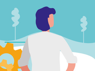 Corporate businessman design