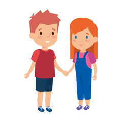 cute little kids couple