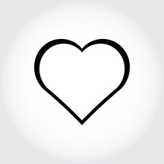 Heartbeat flat icon for medical apps and websites.