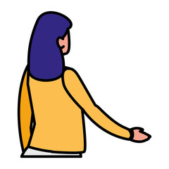 Corporate businesswoman design