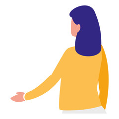 Corporate businesswoman design