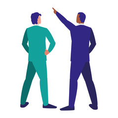 Corporate businessmen design