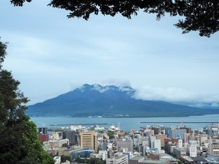 the Volcano in japan