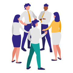 Corporate businesspeople design