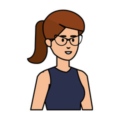 beautiful woman avatar character