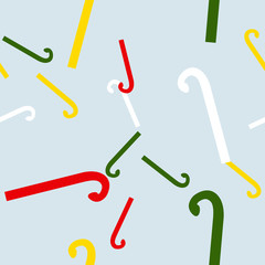 Christmas, UFO camouflage of various shades of white, red, green, blue and yellow colors