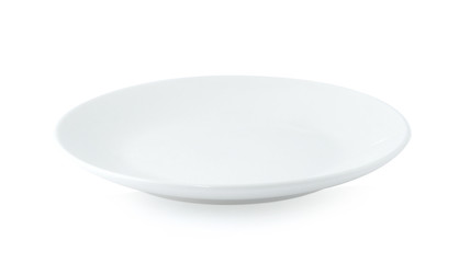 plate isolated on white background.