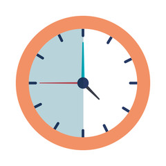 time clock isolated icon