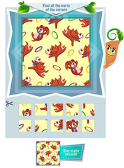  find all the parts of the picture