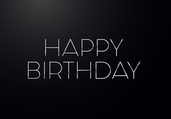 Holiday letters with silver effects. High quality vector illustration