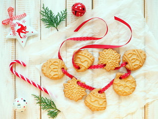 Sweet Christmas cookies 