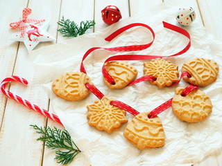 Sweet Christmas cookies 