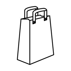 shopping bag isolated icon