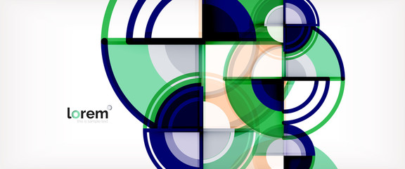 Obraz premium Modern geometric abstract background