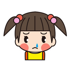 鼻水を出している子供