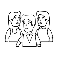 group of people characters