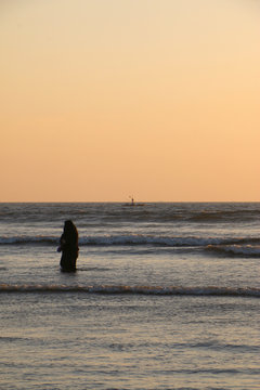 Momentos en el atardecer