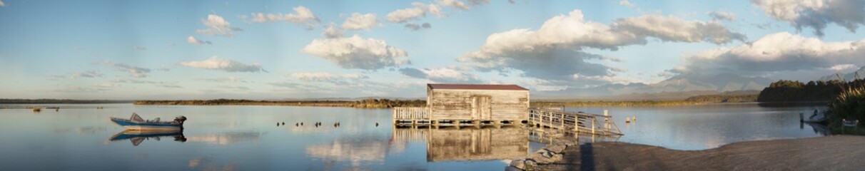 Hütte im Wasser