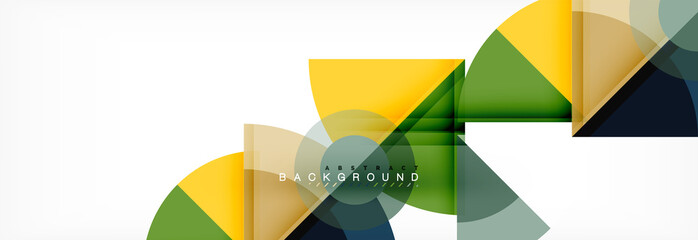 Obraz premium Modern geometric abstract background