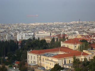 Views of Greece, inner city life and nature, panoramic view of Thessaloniki