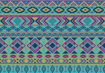 Ikat pattern tribal ethnic motifs seamless