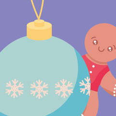 Christmas ginger cookie design