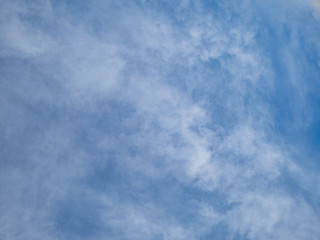 Idyllic sky with whie cloud,Cloudscape concept