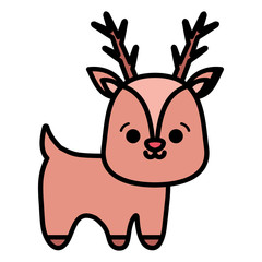 Christmas deer design