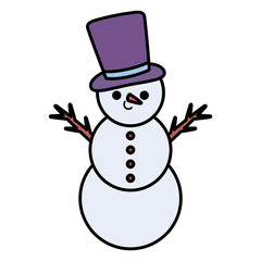 cartoon snowman design