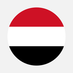 Yemen flag circle