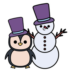 cartoon snowman design