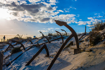 Cemetery of Anchors, Santa Luzia, Algarve, Portugal